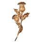 Buccellati Thistle Flower 18K Gold Silver Vintage Brooch Pin-Dover Jewelry