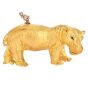 Tiffany  Co. Hippopotamus Diamond Bird 18k Gold Brooch Pin