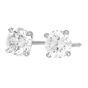 1.50 Carats Classic  Diamond Platinum Studs Earrings