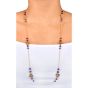 Tiffany & Co. Vintage Amethyst 18K Gold Clover Motif Station Necklace-Dover Jewelry