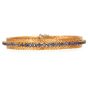 Vintage 3.66 carat Sapphire 18K Italian Gold Fancy Link Bracelet |Dover Jewelry|