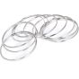 Vintage Retro 18K White Gold 11 Stacking Diamond Bangle Bracelets |Dover jewelry|