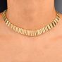 Vintage Cartier Swiss Cleopatra 18K Yellow Gold Choker Necklace