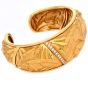  Carrera Y Carrera Diamond 18K Mosaico Panther  Cuff Bracelet |Dover jewelrY|