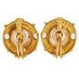 Elizabeth Locke Moonstone 18K Intaglio Woman Playing Lyre Earrings|Dover Jewelry|