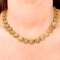 SeidenGang Diamond 18k Gold Flower Link Necklace|dover jewelry|