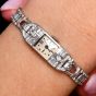 Antique Platinum 5.90cts Diamond Bracelet Ladies Watch|Dover Jewelry|