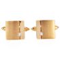 Vintage BIRKS 18K Yellow Gold Diamond Square Men Cufflinks|Dover Jewelry|