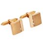 Vintage BIRKS 18K Yellow Gold Diamond Square Men Cufflinks|Dover Jewelry|