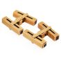 Vintage 0.40cts Ruby 18K Gold Grooved Bar Men Cufflinks|Dover Jewelry|