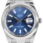 Rolex Datejust II Certified 116300 41mm Blue Dial Watch Box