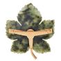 CELLINO 14K Yellow gold Coral Frog Green Jade Maple Leaf Brooch|Dover Jewelry|