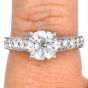 Cartier French 1895 collection 1.77 Carat Diamond Engagement  Platinum Ring