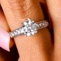 Cartier  French 1.77 Carat Diamond Engagement 1895 collection Platinum Ring