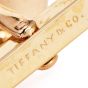 Tiffany & Co. 14K Yellow Gold Statement Oval Disc Men Cufflinks 