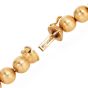 Estate Buccellati 18K Solid Gold Satin Beaded Ball Link Necklace|Dover Jewelry|
