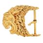 Estate David Webb Lion Head 18K Yellow Gold Belt Buckle ||Dover Jewelry