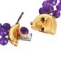 Estate Amethyst Diamond 18K Gold Multi Strand Statement Bracelet|Dover Jewelry|