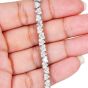 Classic 12.54cttw Heart Cut Diamond 18K White Gold Tennis Bracelet