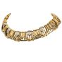 Estate 2.00cts Diamond 18K Gold Wide Tubogas Choker Necklace|Dover Jewelry|