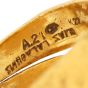 Vintage Ilias Lalaounis 22K Gold Hammered Dome Statement Ring|Dover Jewelry|