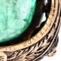 Vintage Buccellati Colombian Emerald 8.30cts Diamond 18K Gold Cocktail Ring|Dover Jewelry|