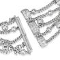 CHANEL Tweed de Chanel 12.0cts Diamond 18K Gold Wrap Bracelet  |Dover Jewelry|