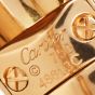 Panthère de Cartier 18K Gold Cuff Bracelet Size 17