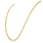 Vintage Retro Textured 18K Gold Fancy Link Necklace 41.8 Grams