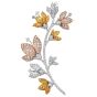 Estate 5.90 carats Fancy Color Diamond 18K Gold Tulip Flower Brooch|Dover Jewelry|