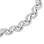 Estate 5.08cts Diamond 18K Two Tone Fancy Link Statement Choker Necklace
