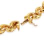 Estate 5.08cts Diamond 18K Two Tone Fancy Link Statement Choker Necklace