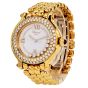 Chopard Happy Sport 18K Yellow Gold Diamonds Ruby Watch Ref 4144 |Dover Jewelry|