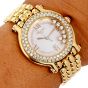Chopard Happy Sport 18K Yellow Gold Diamonds Ruby Watch Ref 4144 |Dover Jewelry|