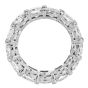 GIA 10.40cttw Cushion Cut Diamond Platinum Eternity Band|Dover Jewelry|
