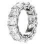 GIA 10.40cttw Cushion Cut Diamond Platinum Eternity Band|Dover Jewelry|