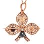Vintage GIA Natural Saltwater Pearl Old Cut Diamond 18K Gold Brooch Pendant|Dover Jewelry|
