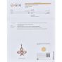 Vintage GIA Natural Saltwater Pearl Old Cut Diamond 18K Gold Brooch Pendant|Dover Jewelry|