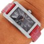 Cartier Tank Americaine Automatic White Gold Diamond Ladies  Watch 2490