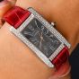 Cartier Tank Americaine Automatic White Gold Diamond Ladies  Watch 2490