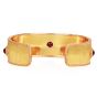 Vintage Buccellati 4.00cts Ruby 18K Gold Open Cuff Wide Bracelet|Dover Jewelry|