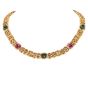 Bvlgari Peridot Tourmaline Sugarloaf Cabochon Choker Necklace|Dover Jewelry|