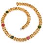 Bvlgari Peridot Tourmaline Sugarloaf Cabochon Choker Necklace|Dover Jewelry|