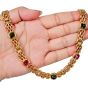 Bvlgari Peridot Tourmaline Sugarloaf Cabochon Choker Necklace|Dover Jewelry|