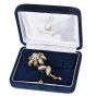 Van Cleef & Arpels 3.5 carats Diamond 18K Gold Flower Lapel Brooch