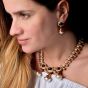 Vintage Precious Gemstone Pearl 18k Gold Statement Drop Earrings|Dover Jewelry|