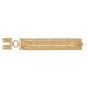 18K Yellow Gold Diamond Multi-Row Curb Chain Bracelet