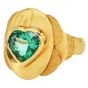 AGL Certified Heart Colombian 3.00carat  Emerald 18K Gold Statement Ring|Dover Jewelry|