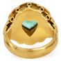 AGL Certified Heart Colombian 3.00carat  Emerald 18K Gold Statement Ring|Dover Jewelry|