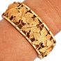 Federico Buccellati Vintage 18K Gold Maple Leaf Cuff Bracelet|Dover Jewelry|